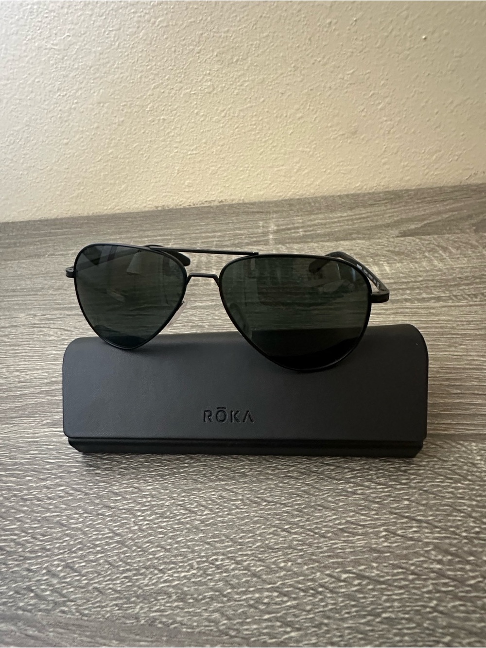 Roka Men’s Black Titanium  Sunglasses - Polarized Lenses